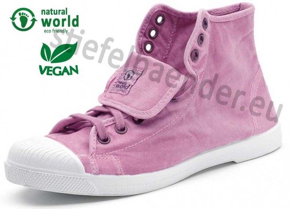 Natural World 107E - Vegane Sneaker, Farbe 603 Rosa