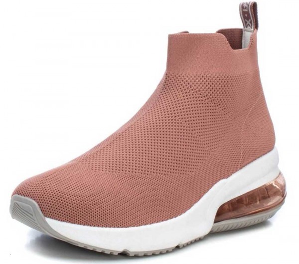 High Top Sock-Sneaker von Xti aus Spanien, nude